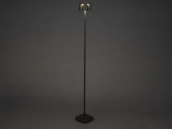 Akku Stehlampe NICE für Outdoor dimmbar, kabellos in Schwarz, klein 120cm