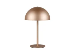 Akku Tischleuchte MUNOZ Coffee dimmbar & per USB aufladbar, Höhe 21cm