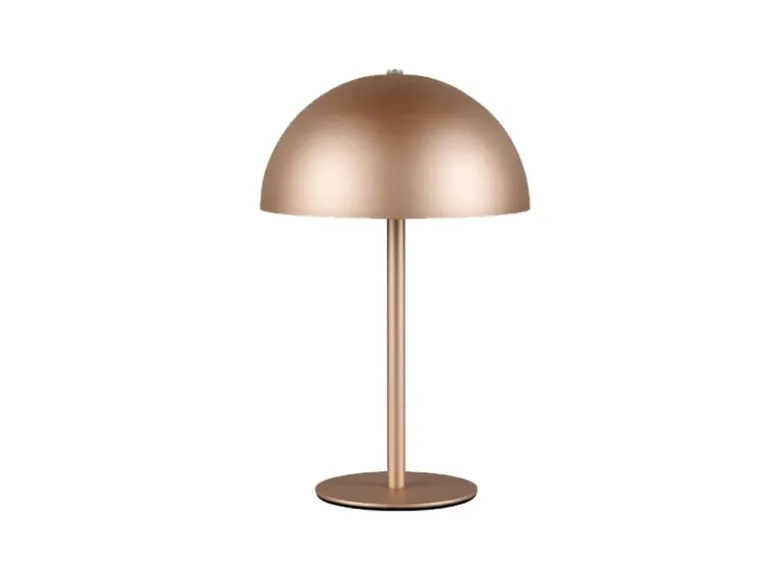 Akku Tischleuchte MUNOZ Coffee dimmbar & per USB aufladbar, Höhe 21cm