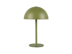 Akku Tischleuchte MUNOZ Grün dimmbar & per USB aufladbar, Höhe 21cm