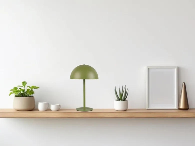 Akku Tischleuchte MUNOZ Grün dimmbar & per USB aufladbar, Höhe 21cm