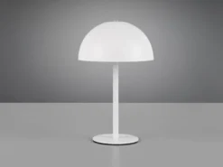 Akku Tischleuchte MUNOZ Weiß dimmbar & per USB aufladbar, Höhe 21cm