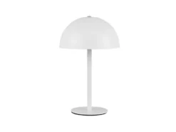 Akku Tischleuchte MUNOZ Weiß dimmbar & per USB aufladbar, Höhe 21cm