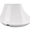 Akku Tischleuchte PATTY Info Panel per USB aufladbar Weiß dimmbar, Höhe 34cm
