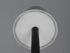 Akku Tischleuchte VIDAL kabellos, dimmbar für Innen & Außen Schwarz, Höhe 24,5cm