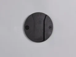 Akku Wandleuchte DAVEY aus Metall Schwarz per USB aufladbar, Ø 15,5cm