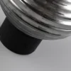 Akku Wandleuchte EARL mit Rauchglas Lampenschirm dimmbar, Ø 15,5cm