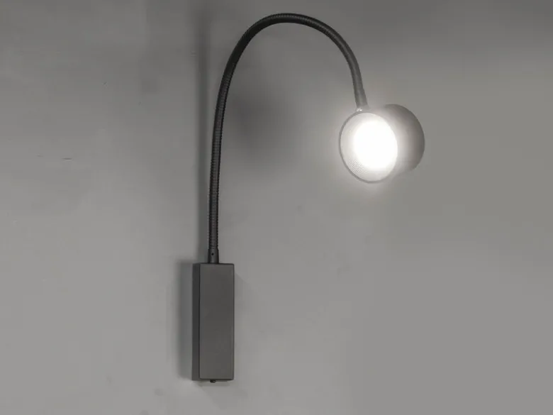 Akku Wandleuchte MAGNETIC kabellos für Wandmontage & Bett Kopfteil, Breite 7,5cm