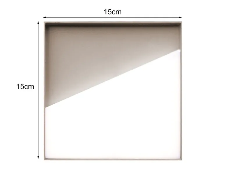 Akku Wandleuchte MEG dimmbar für Innen & Außen zum Kleben, Sandfarben, 15cm