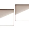 Akku Wandleuchten 2er SET dimmbar für Innen & Außen zum Kleben Sandfarben, 15cm