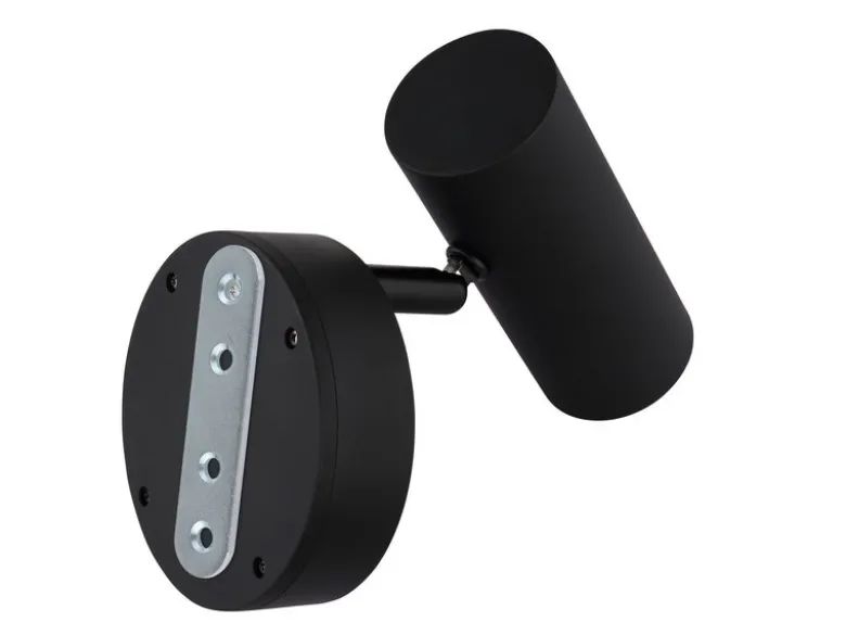 Akku Wandstrahler ALLVI Schwarz kabellos ohne Stromanschluss, Breite 10cm