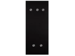 Akustikpaneel Garderobe GWEN in Eiche-Schwarz, Höhe 125cm