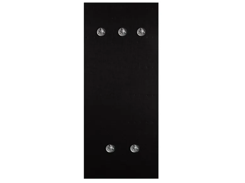 Akustikpaneel Garderobe GWEN in Eiche-Schwarz, Höhe 125cm