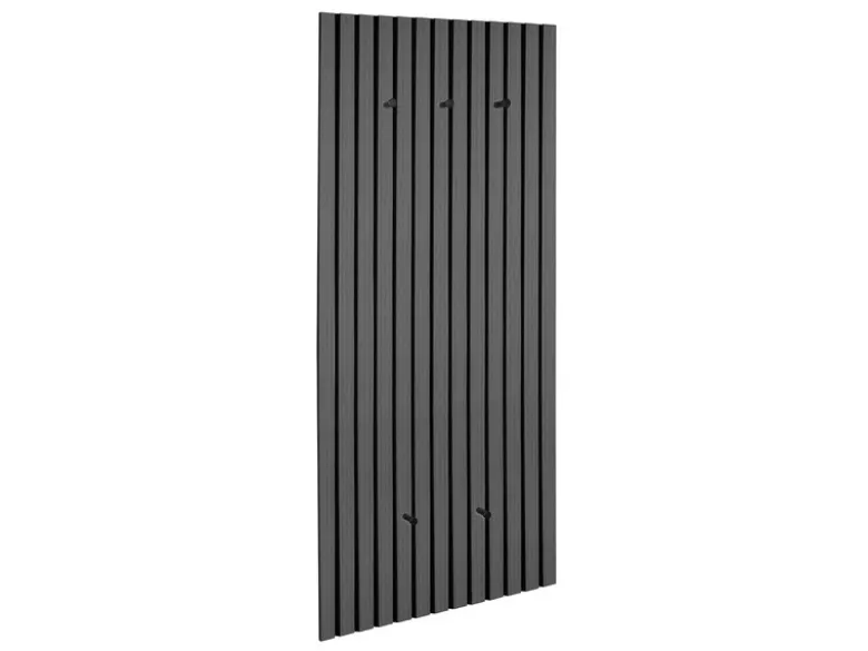 Akustikpaneel Garderobe GWEN in Eiche-Schwarz, Höhe 125cm