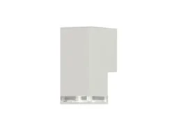 ALU Außenwandleuchte POLLUX Down Light Weiß Effektstreifen IP44, Höhe 16,5cm