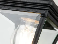 Außen Deckenleuchte BAYVIEW Laterne im Landhausstil, Höhe 22,5cm