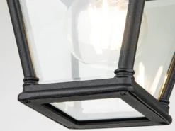 Außen Deckenleuchte BAYVIEW Laterne im Landhausstil, Höhe 22,5cm
