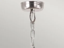 Außenhängeleuchte MANSION HOUSE im Landhausstil, Silber Ø22cm