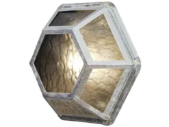 Außenleuchte CASTOR für Wand & Decke, Höhe 30cm, Stahl galvanisiert