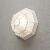 Außenleuchte Ø 27cm, Wandleuchte / Deckenleuchte weiß mit gefrostetem Acrylglas