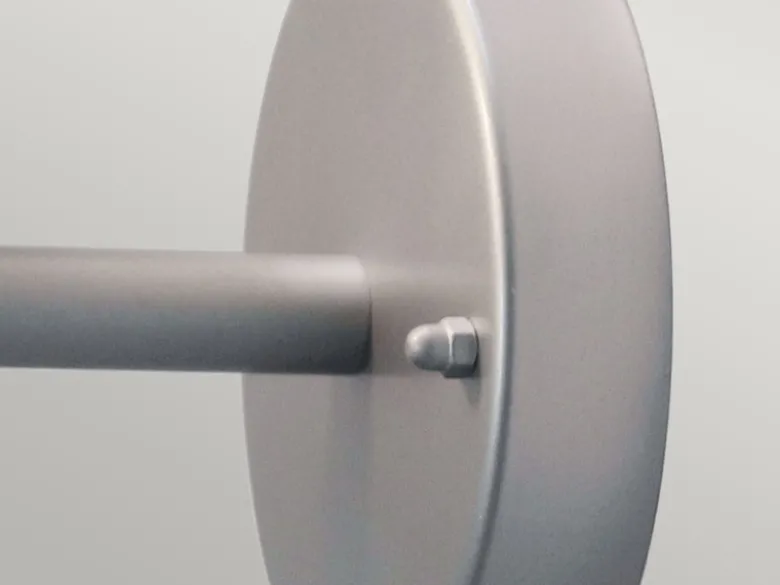 Außen Wandlaterne HELSINGOR aus Edelstahl, Silber Höhe 24cm