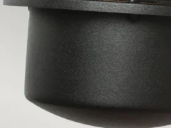 Außenwand Laterne HELSINGOR mit Bewegungsmelder, Schwarz Höhe 24cm