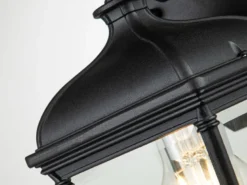 Außenwandleuchte BAYVIEW kleine Landhausstil Hängelaterne, Höhe 27,5cm