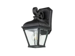 Außenwandleuchte BAYVIEW kleine Landhausstil Hängelaterne, Höhe 27,5cm