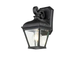 Außenwandleuchte BAYVIEW kleine Landhausstil Hängelaterne, Höhe 27,5cm