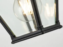 Außenwandleuchte BAYVIEW kleine Landhausstil Hängelaterne, Höhe 27,5cm
