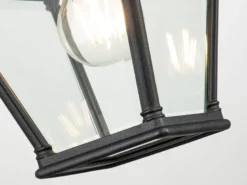 Außenwandleuchte BAYVIEW Landhausstil Hängelaterne, Höhe 33,5cm