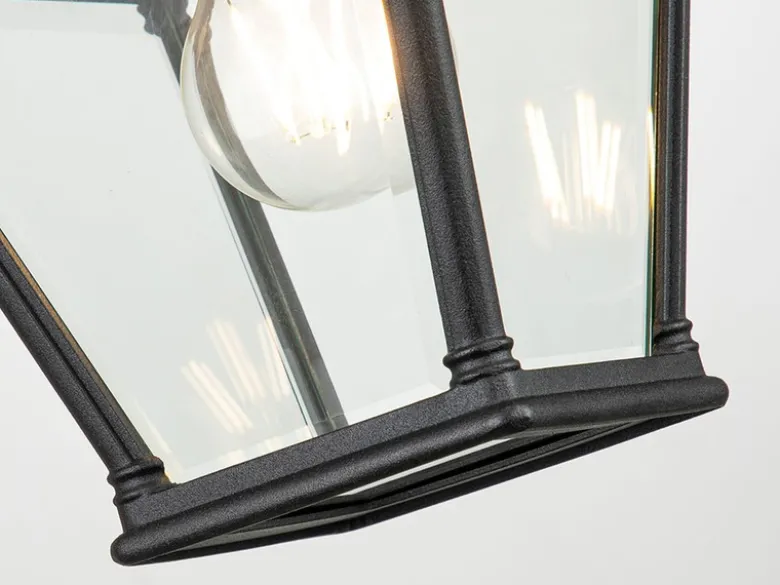 Außenwandleuchte BAYVIEW Landhausstil Hängelaterne, Höhe 33,5cm