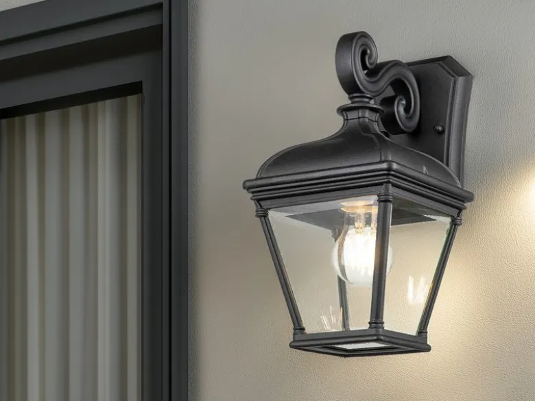 Außenwandleuchte BAYVIEW Landhausstil Hängelaterne, Höhe 33,5cm