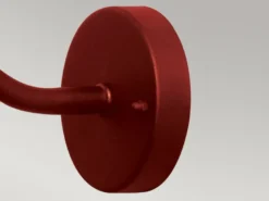 Außenwandleuchte KLAMPENBORG aus Edelstahl Rot, Ausladung 42cm