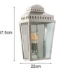Außenwandleuchte MANSION HOUSE im Landhausstil, Silber Höhe 37,5cm