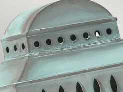 Außenwandleuchte MANSION HOUSE im Landhausstil mit Patina Höhe 37,5cm
