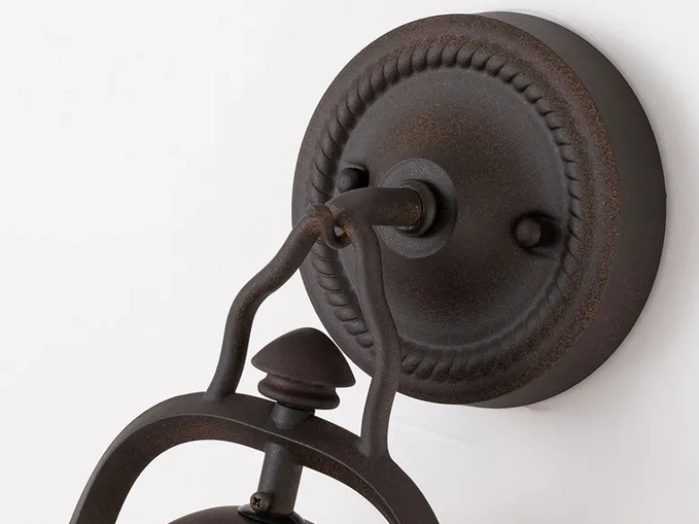 Außenwandleuchte MINERS in antiker Laternenoptik, Höhe 42,5cm