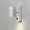 Außenwandleuchte MODENA Downlight aus Stahl mit Bewegungsmelder, Höhe 14cm