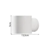 Außenwandleuchte MODENA runder Wandspot Up-Down, Höhe 9cm, Weiß