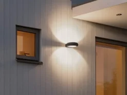 Außenwandleuchte ROVIGO, anthrazit, 5 Watt HP-LED, 350 Lumen, 3000K