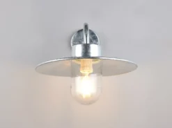 Außenwandleuchte TANA aus Metall feuerverzinkt, Salzluft resistent, Höhe 26cm