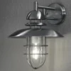 Außenwandleuchte / Wandlampe SORRENTO in Edelstahl, Laterne außen IP44