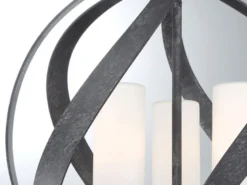Außergewöhnliche LED Pendelleuchte für Innen & Außen, 3-flammig Ø40,7cm