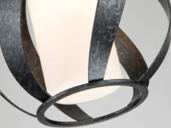 Außergewöhnliche Pendelleuchte für Innen & Außen, Ø25cm