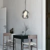 Außergewöhnliche Pendelleuchte BLACKSMITH für Innen & Außen, Ø25cm