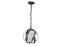 Außergewöhnliche Pendelleuchte BLACKSMITH für Innen & Außen, Ø25cm