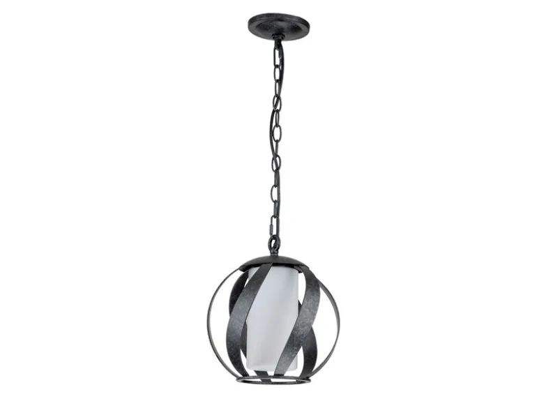Außergewöhnliche Pendelleuchte BLACKSMITH für Innen & Außen, Ø25cm