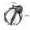 Außergewöhnliche Wandleuchte für Innen & Außen, Höhe 28cm