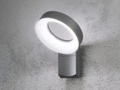 Auffällige Wandleuchte ASTI, anthrazit, 18 Watt HP-LED, 1400 Lumen, 5000K