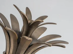 Ausgefallene Außenwandleuchte PLANTATION Bronzefarbig, Höhe 54cm
